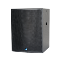 renkus-heinz tx118s and ta118sa speaker black left side view
