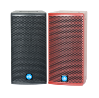 renkus-heinz tx61and ta61a speaker black and red front view