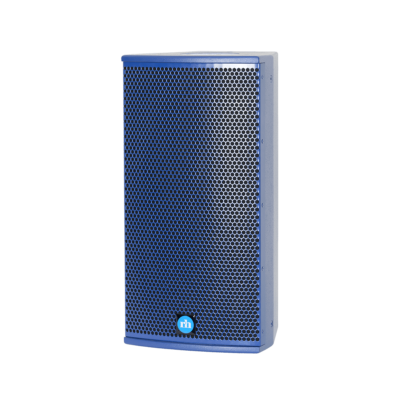 renkus-heinz tx81 and ta81a speaker blue left side view