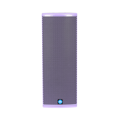 renkus-heinz tx82 and ta82a speaker purple front view