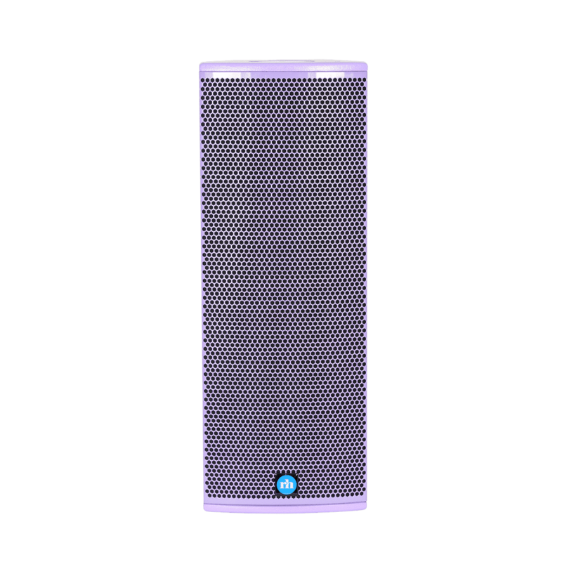 renkus-heinz tx82 and ta82a speaker purple front view