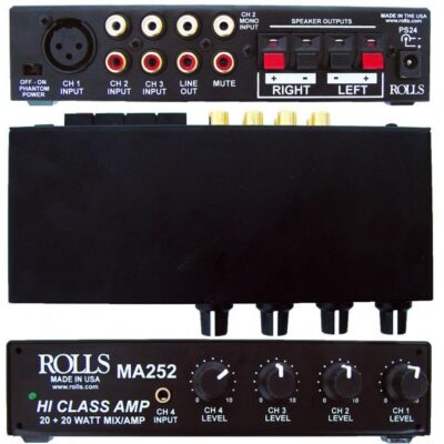 Rolls-MA252-Mixer-Amp