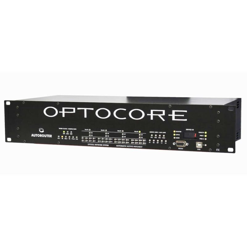 Optocore AutoRouter Patchbay front