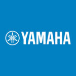Yamaha logo blue background